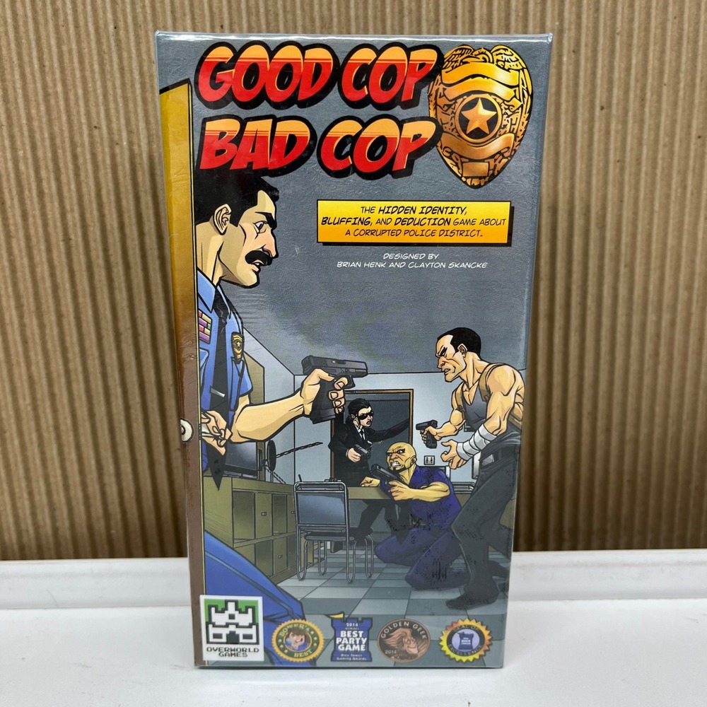 Good Cop Bad Cop Board Game Hidden Identity Bluffing Deduction Overworld Games